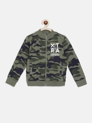 French Terry Sweatshirt With Print